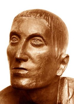 The prodigal son (detail), bronze, 212x149x99,5 cm - Aqui Terme, Italy