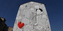 Millo, Love seeker (particolare) giardino delle culture, Milano.