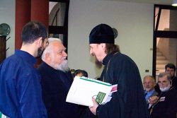 il priore Enzo Bianchi e l’arcivescovo Ioann di Belgorod