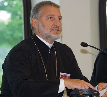  Il metropolita di Bursa, Elpidophoros Lambriniadis, del Patriarcato di Costantinopoli