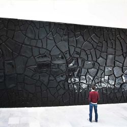 Alberto Burri, Grande Cretto nero, 1978, Museo di Capodimonte, Napoli