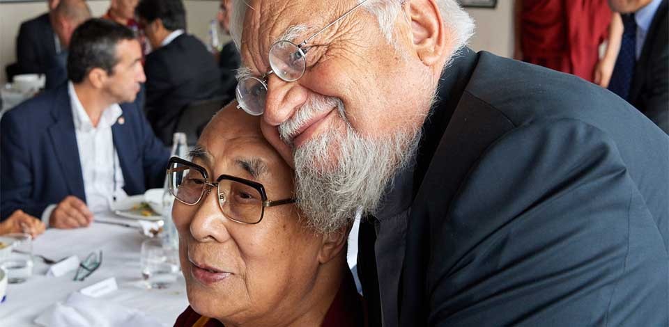 Bianchi, con el Dalai Lama