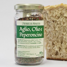 Preparato per aglio, olio e peperoncino