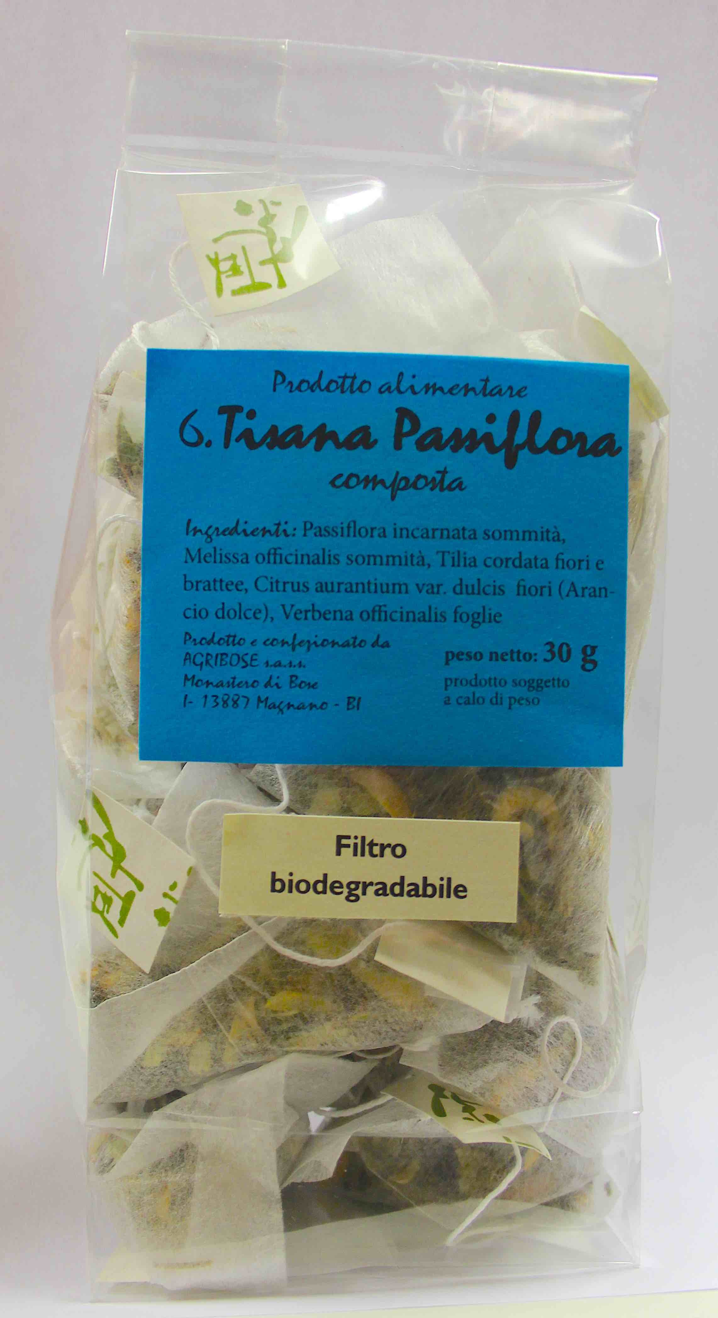 Tisana Passiflora (Buon riposo) in filtri